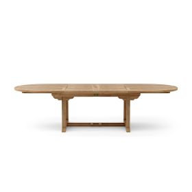 BAHAMA 117″ OVAL DOUBLE EXTENSION TABLE EXTRA THICK