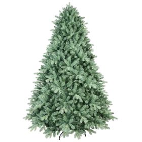 5ft Blue Spruce Christmas Tree with 592 Fire-Resistant Tips, Artificial Xmas Tree Premium Hinged, Foldable Base Christmas Decor for Holiday Home
