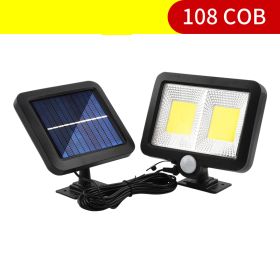Splitter Solar Outdoor Light Street Light COD With Remote Control (Option: E)